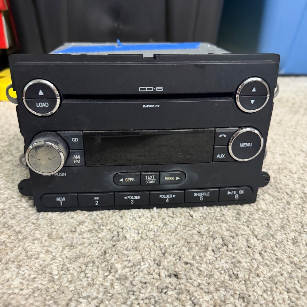Ford Edge 2010 Radio CD-6 MP3 Player AM/FM Head Unit 8T4T-18C815-FF Black